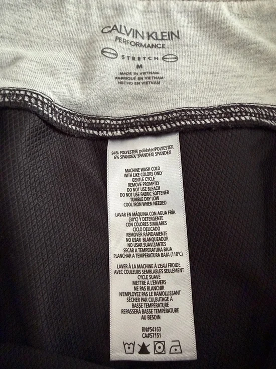 Calvin Klein Black Lined Dressy Joggers with Drawstring Waist - Picture 15 of 16